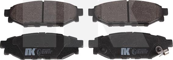 NK 224414 - Тормозные колодки, дисковые, комплект autospares.lv