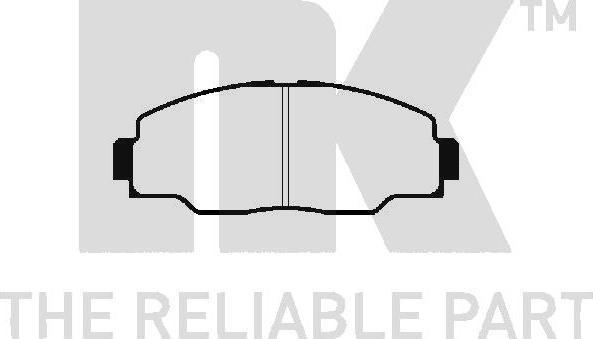 NK 224516 - Тормозные колодки, дисковые, комплект autospares.lv