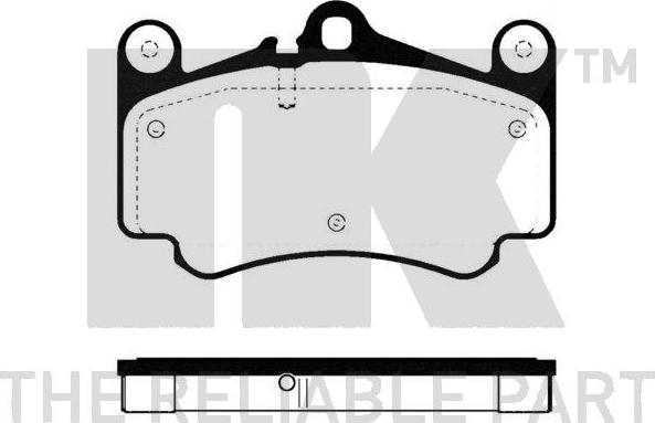 NK 225609 - Тормозные колодки, дисковые, комплект autospares.lv