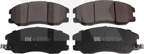 NK 223638 - Тормозные колодки, дисковые, комплект autospares.lv