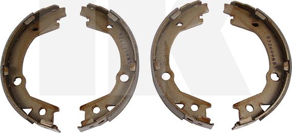 NK 2799885 - Комплект тормозов, ручник, парковка autospares.lv