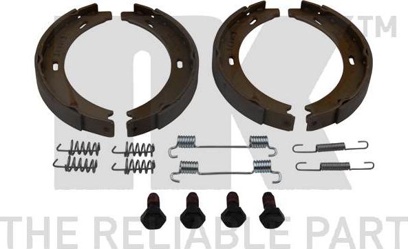 NK 2733868 - Комплект тормозов, ручник, парковка autospares.lv