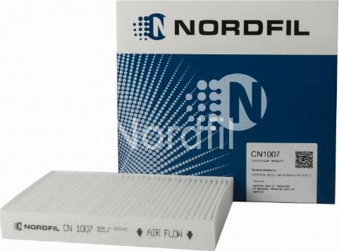 NORDFIL CN1007 - Фильтр воздуха в салоне autospares.lv