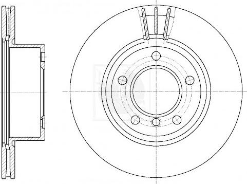 NPS B330W01 - Тормозной диск autospares.lv