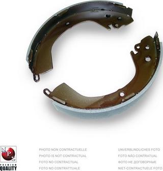 NPS M350I02 - Комплект тормозных колодок, барабанные autospares.lv