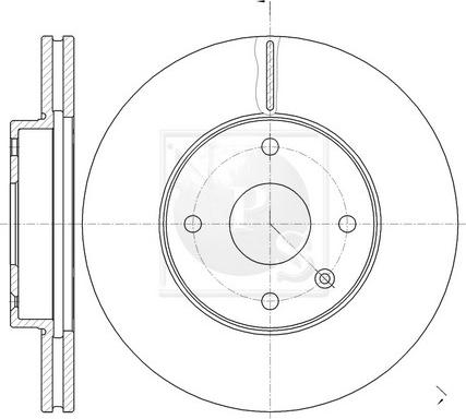 FTE BS7739 - Тормозной диск autospares.lv