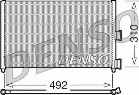 NPS DCN09071 - Конденсатор кондиционера autospares.lv