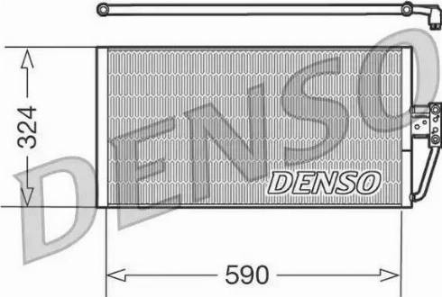NPS DCN05006 - Конденсатор кондиционера autospares.lv