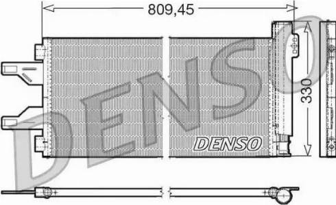 NPS DCN07050 - Конденсатор кондиционера autospares.lv