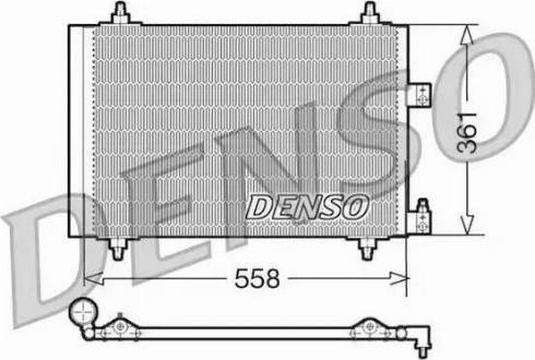 NPS DCN07005 - Конденсатор кондиционера autospares.lv