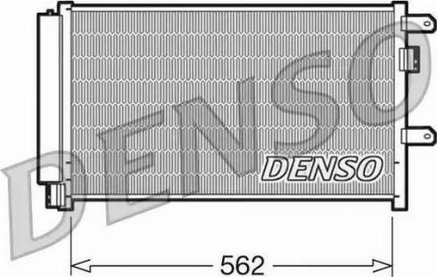 NPS DCN12003 - Конденсатор кондиционера autospares.lv