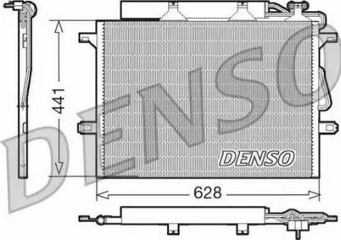 NPS DCN17018 - Конденсатор кондиционера autospares.lv
