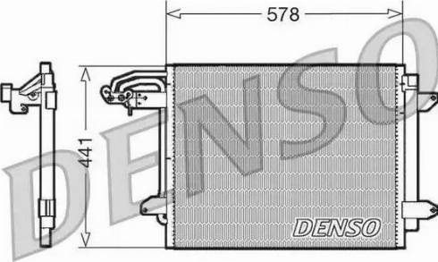 NPS DCN32030 - Конденсатор кондиционера autospares.lv