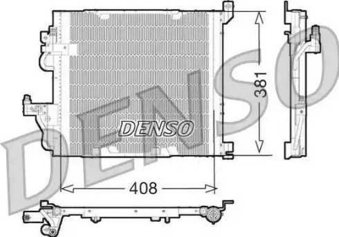 NPS DCN20012 - Конденсатор кондиционера autospares.lv