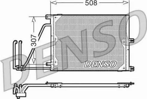 NPS DCN20030 - Конденсатор кондиционера autospares.lv