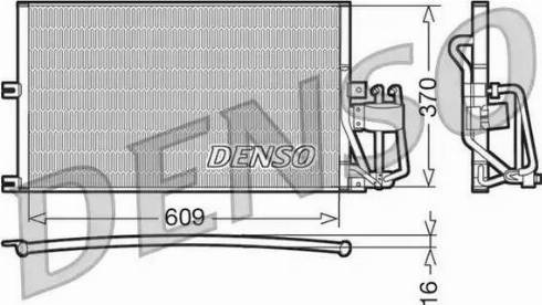 NPS DCN20029 - Конденсатор кондиционера autospares.lv