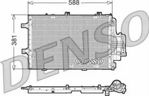 NPS DCN20020 - Конденсатор кондиционера autospares.lv