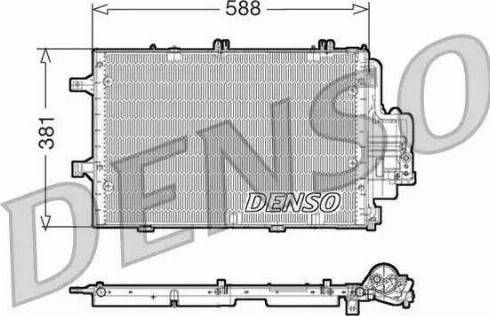 NPS DCN20020 - Конденсатор кондиционера autospares.lv