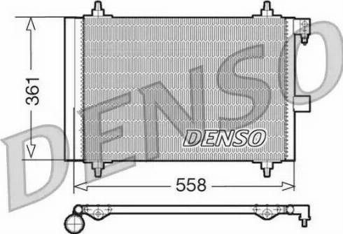 NPS DCN21025 - Конденсатор кондиционера autospares.lv
