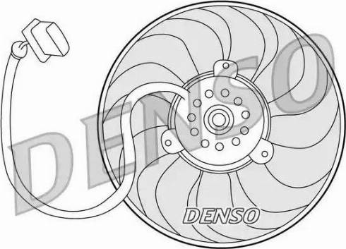 NPS DER32004 - Вентилятор, охлаждение двигателя autospares.lv