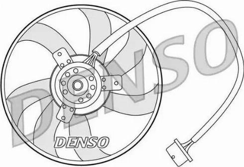 NPS DER32003 - Вентилятор, охлаждение двигателя autospares.lv