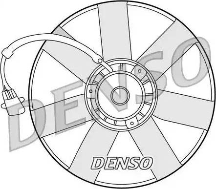 NPS DER32002 - Вентилятор, охлаждение двигателя autospares.lv