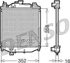 NPS DRM47005 - Радиатор, охлаждение двигателя autospares.lv