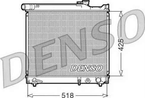 NPS DRM47012 - Радиатор, охлаждение двигателя autospares.lv