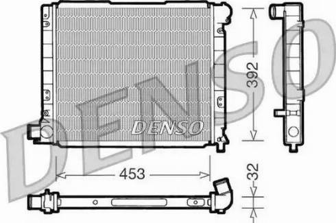 NPS DRM09053 - Радиатор, охлаждение двигателя autospares.lv