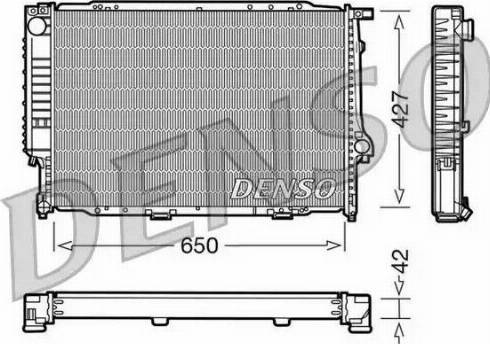 NPS DRM05056 - Радиатор, охлаждение двигателя autospares.lv