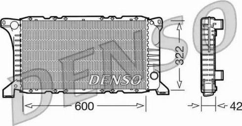 NPS DRM10097 - Радиатор, охлаждение двигателя autospares.lv