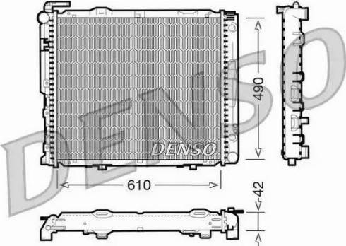 NPS DRM17036 - Радиатор, охлаждение двигателя autospares.lv