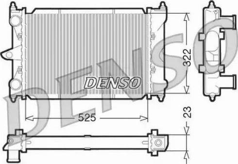 NPS DRM32034 - Радиатор, охлаждение двигателя autospares.lv