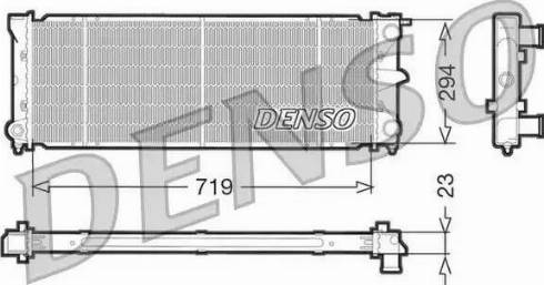 NPS DRM32026 - Радиатор, охлаждение двигателя autospares.lv