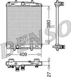 NPS DRM21024 - Радиатор, охлаждение двигателя autospares.lv