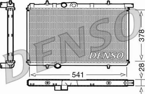 NPS DRM21021 - Радиатор, охлаждение двигателя autospares.lv