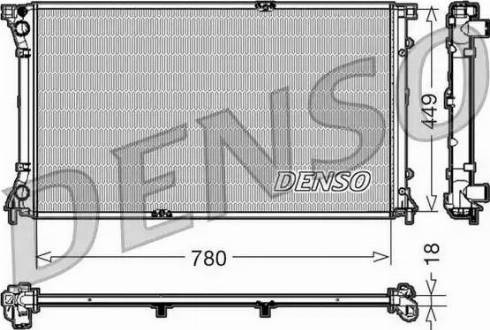 NPS DRM23097 - Радиатор, охлаждение двигателя autospares.lv