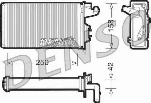 NPS DRR09010 - Теплообменник, отопление салона autospares.lv