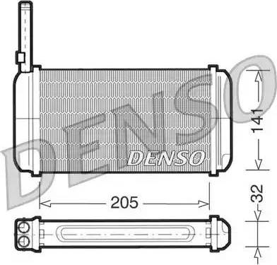 NPS DRR10002 - Теплообменник, отопление салона autospares.lv