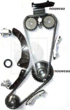 NPS H117I06 - Комплект цепи привода распредвала autospares.lv