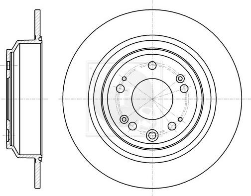 CAR 1815202652 - Тормозной диск autospares.lv