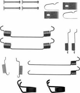 NPS M351A44 - Комплектующие, барабанный тормозной механизм autospares.lv