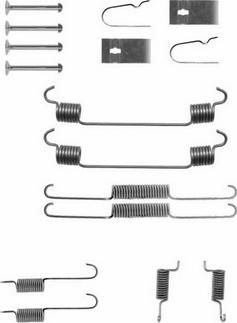 NPS M351A14 - Комплектующие, барабанный тормозной механизм autospares.lv