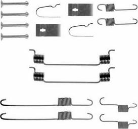 NPS M351A30 - Комплектующие, барабанный тормозной механизм autospares.lv