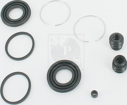 NPS M382I00B - Ремкомплект, тормозной суппорт autospares.lv