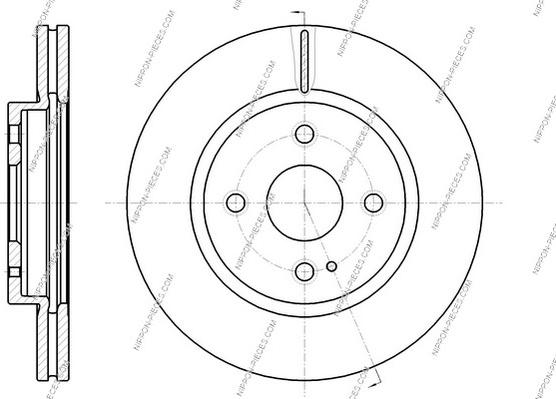 NPS M330A49 - Тормозной диск autospares.lv