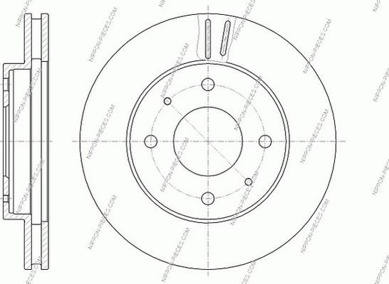 NPS M330I22 - Тормозной диск autospares.lv