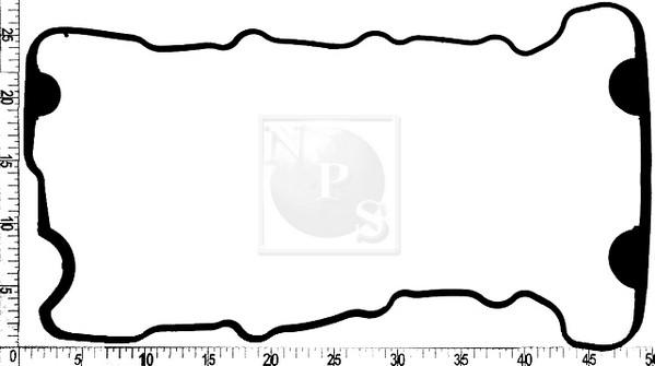 NPS N122N32 - Прокладка, крышка головки цилиндра autospares.lv