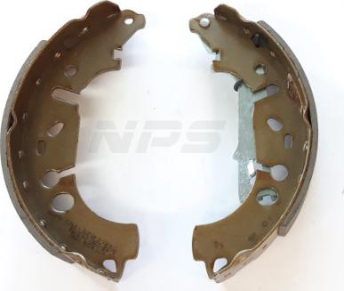 NPS O350L02 - Комплект тормозных колодок, барабанные autospares.lv