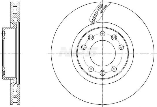 NPS P330A06 - Тормозной диск autospares.lv